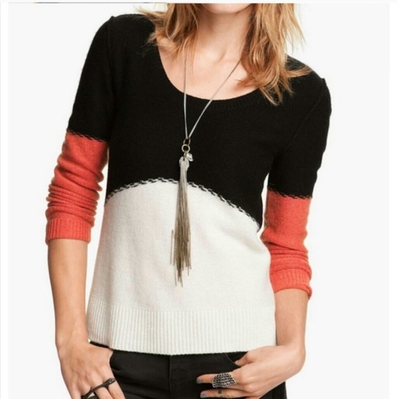 Free People Sweaters - 3/$16 Free People MixBlock Wool Blend Crop Sweater